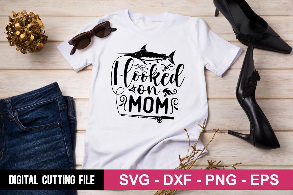 Hooked on Mom SVG