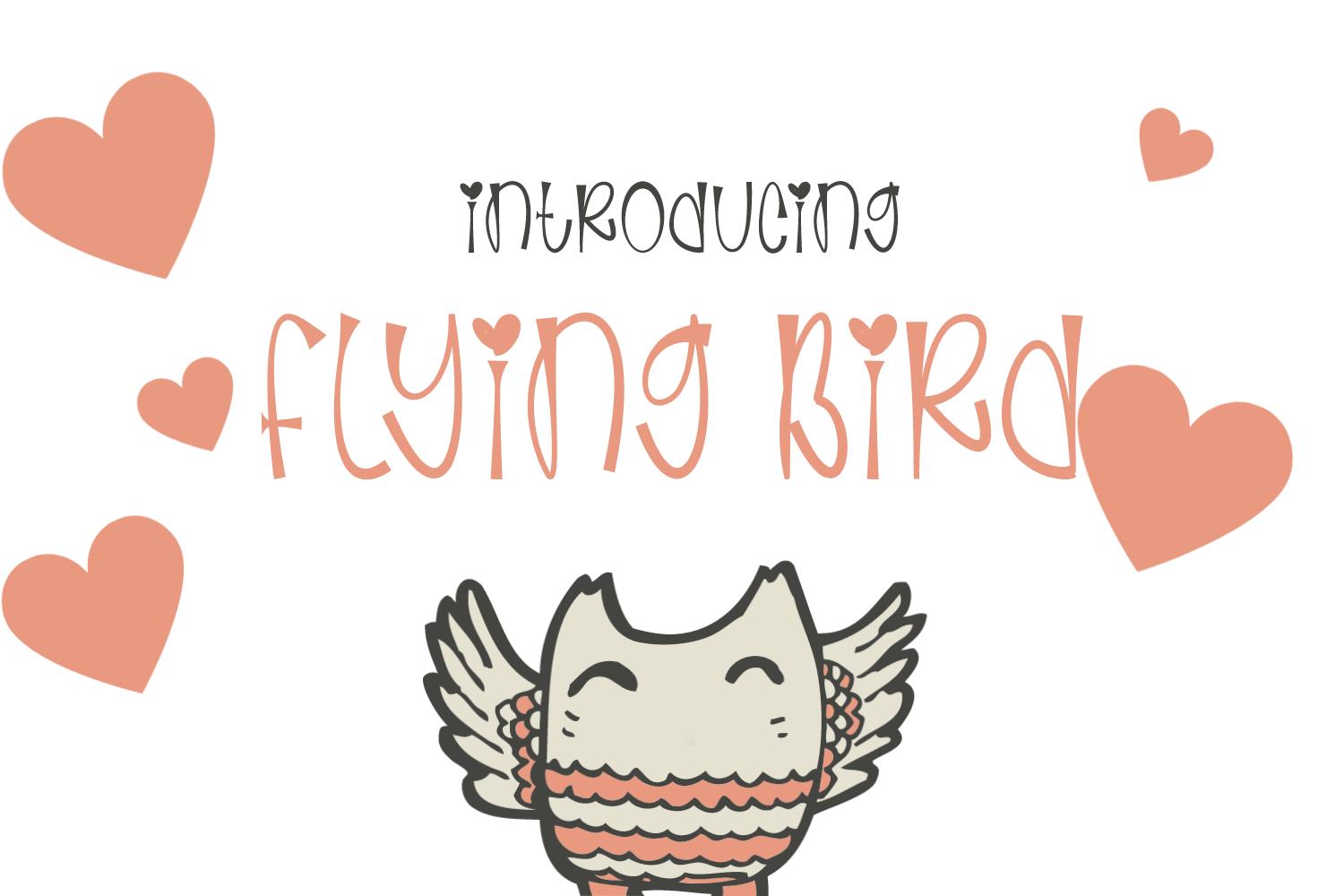 Flaying Bird Font