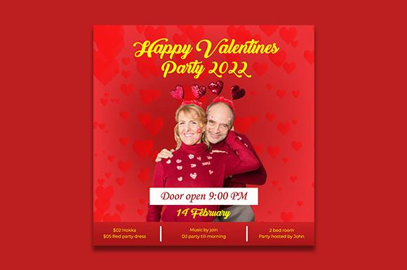 Happy Valentine's Day Holiday Banners.