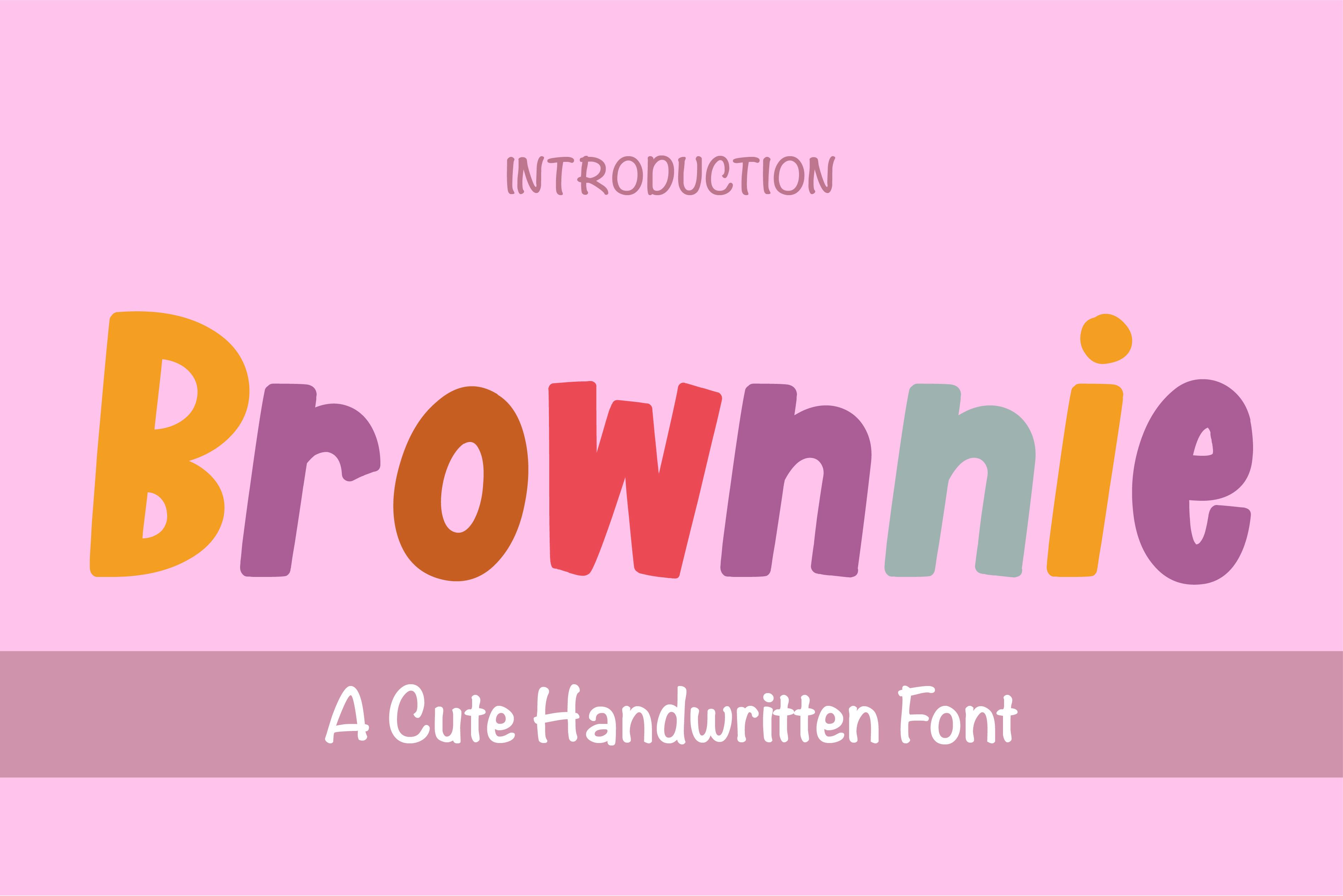 Brownie Font
