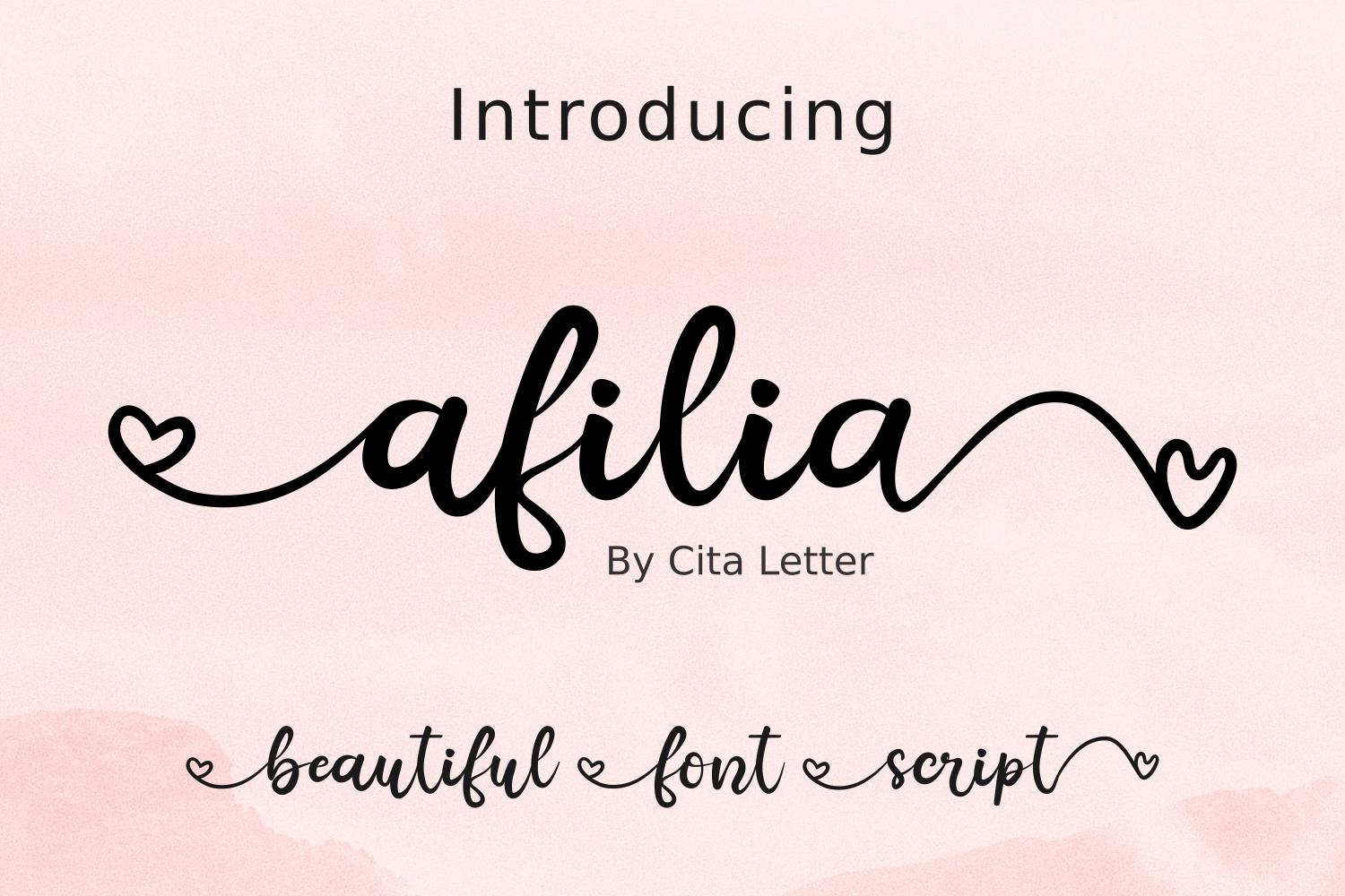 Afilia Font