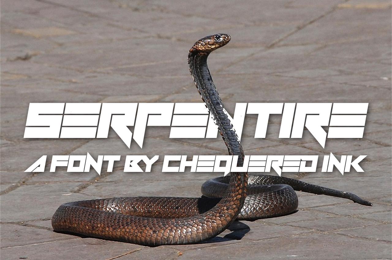 Serpentire Font