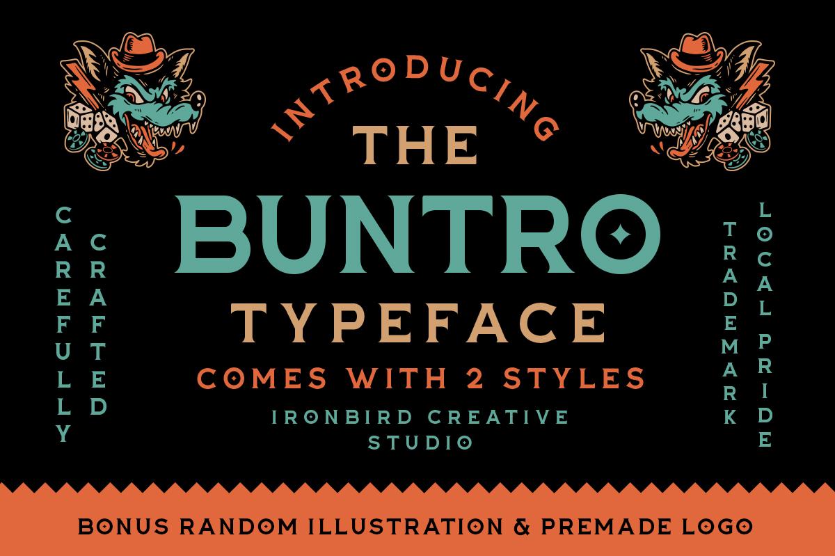 The Buntro Font