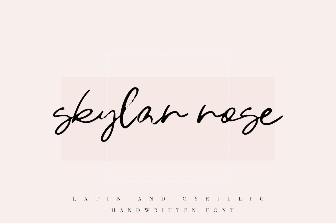 Skylar Rose Font