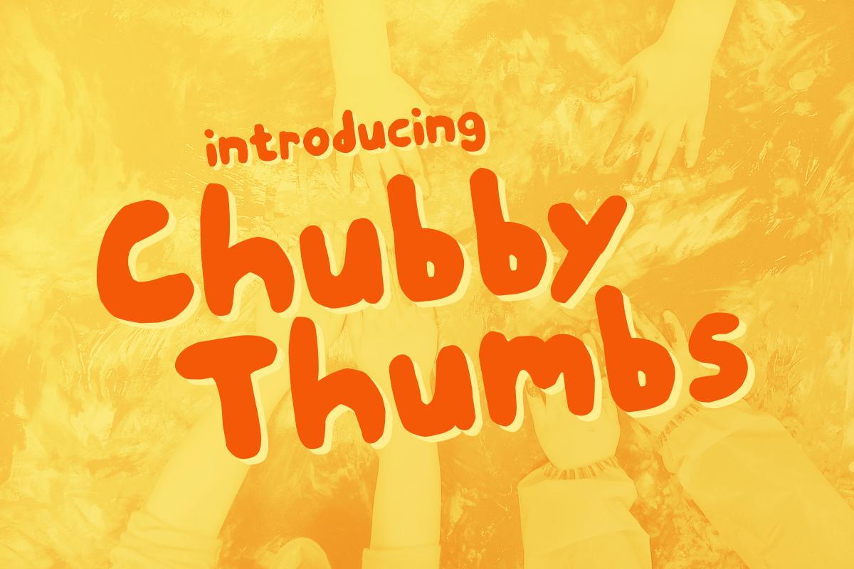 Chunky Thumbs Font