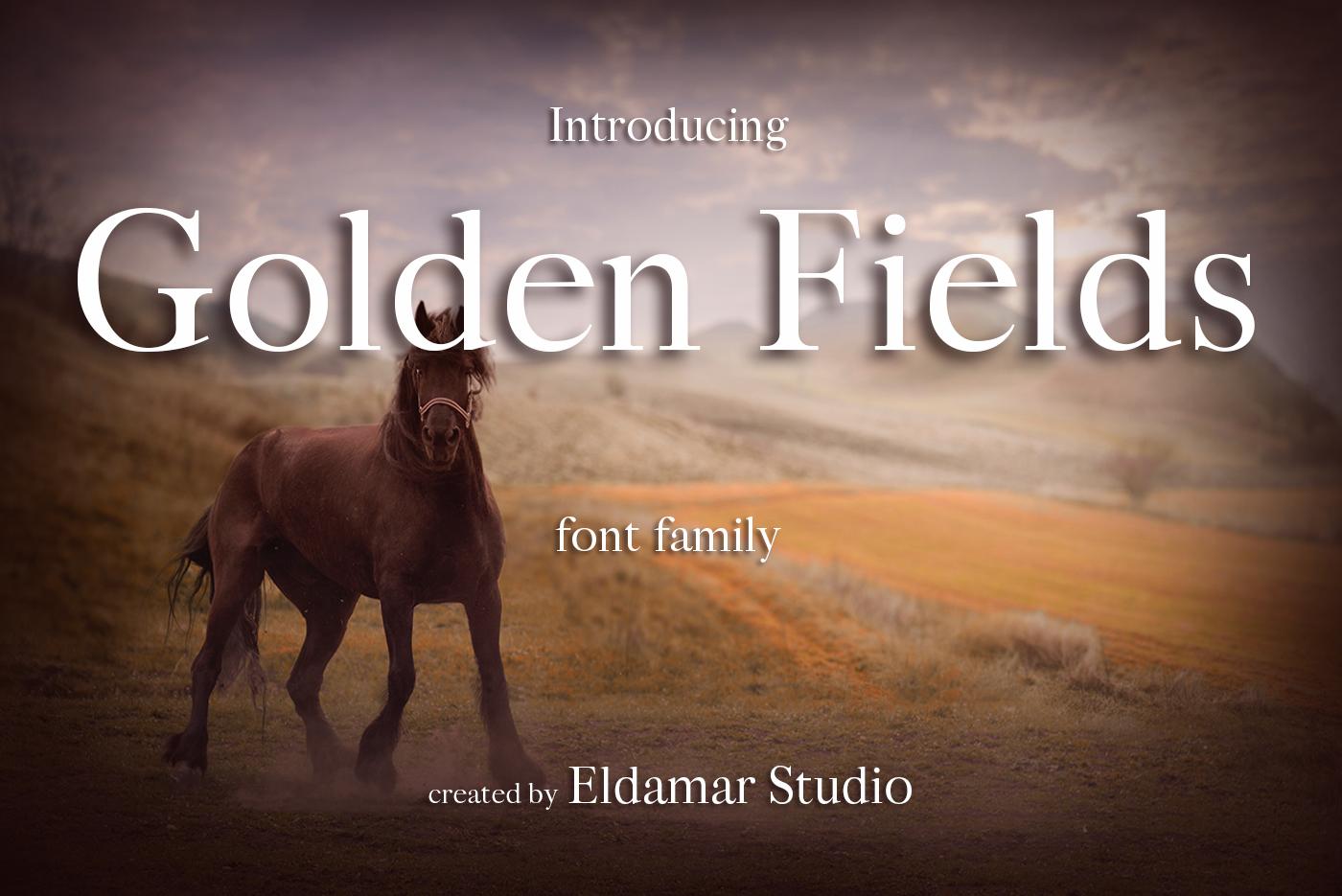 Golden Fields Font