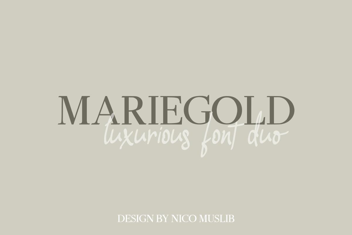 Mariegold Duo Font