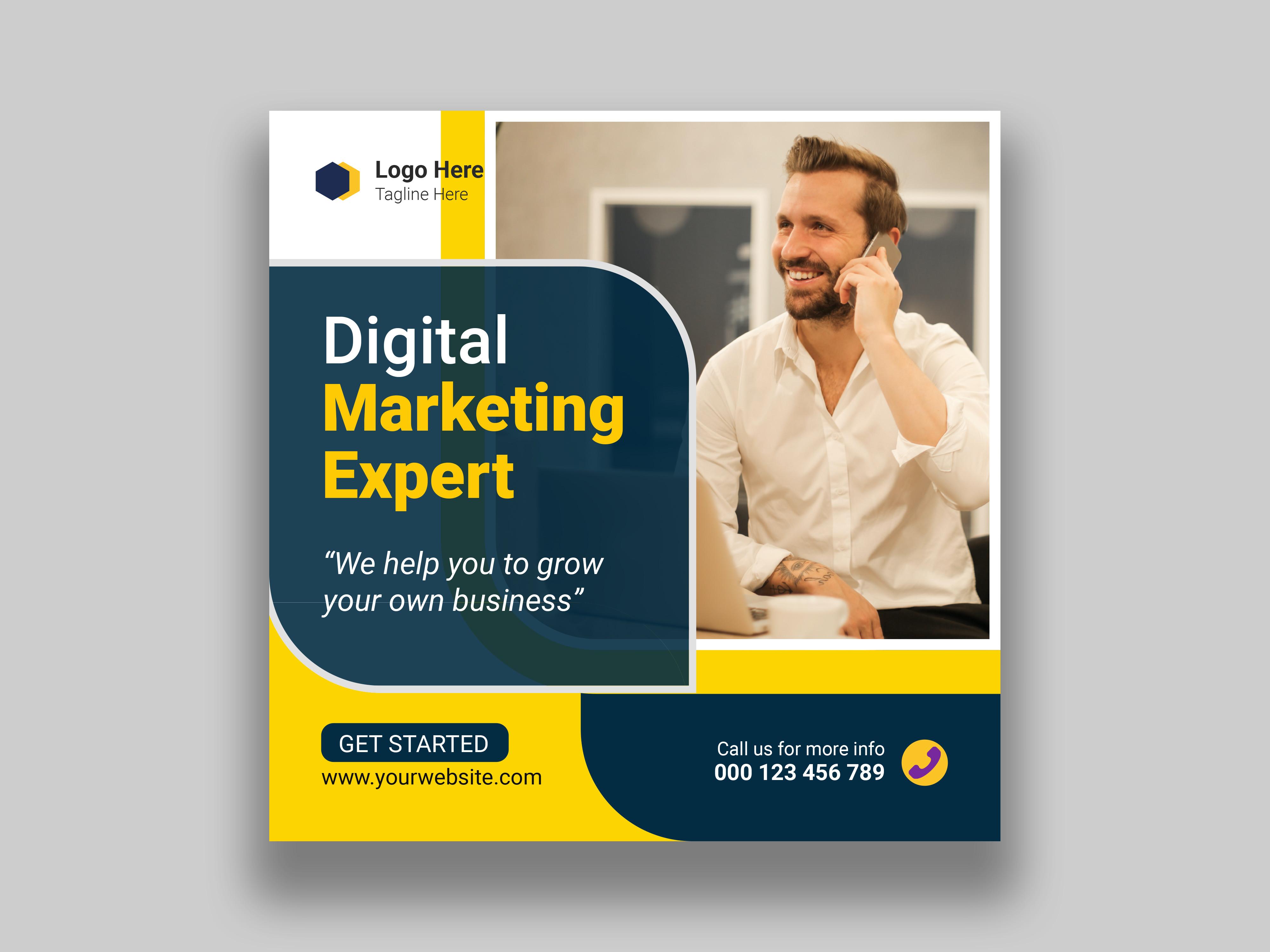 Digital Marketing Social Media Template