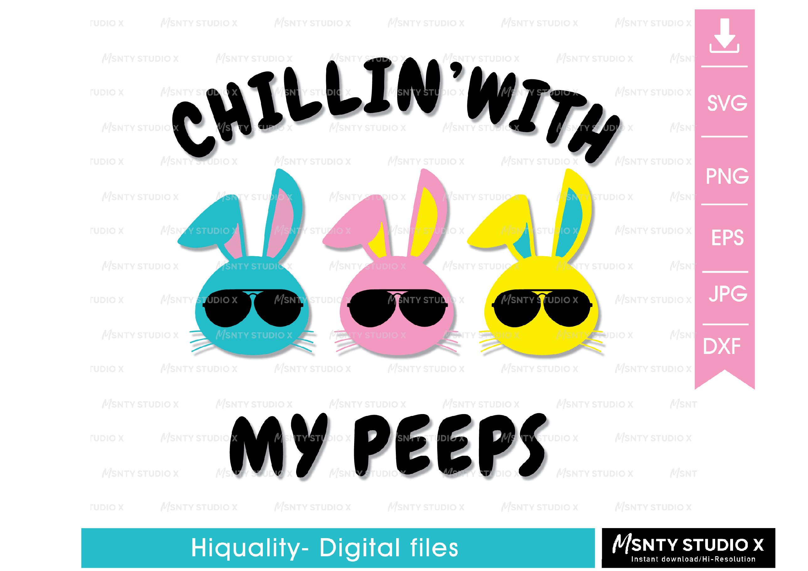 Easter SVG, Peep SVG, Bunny Easter Svg