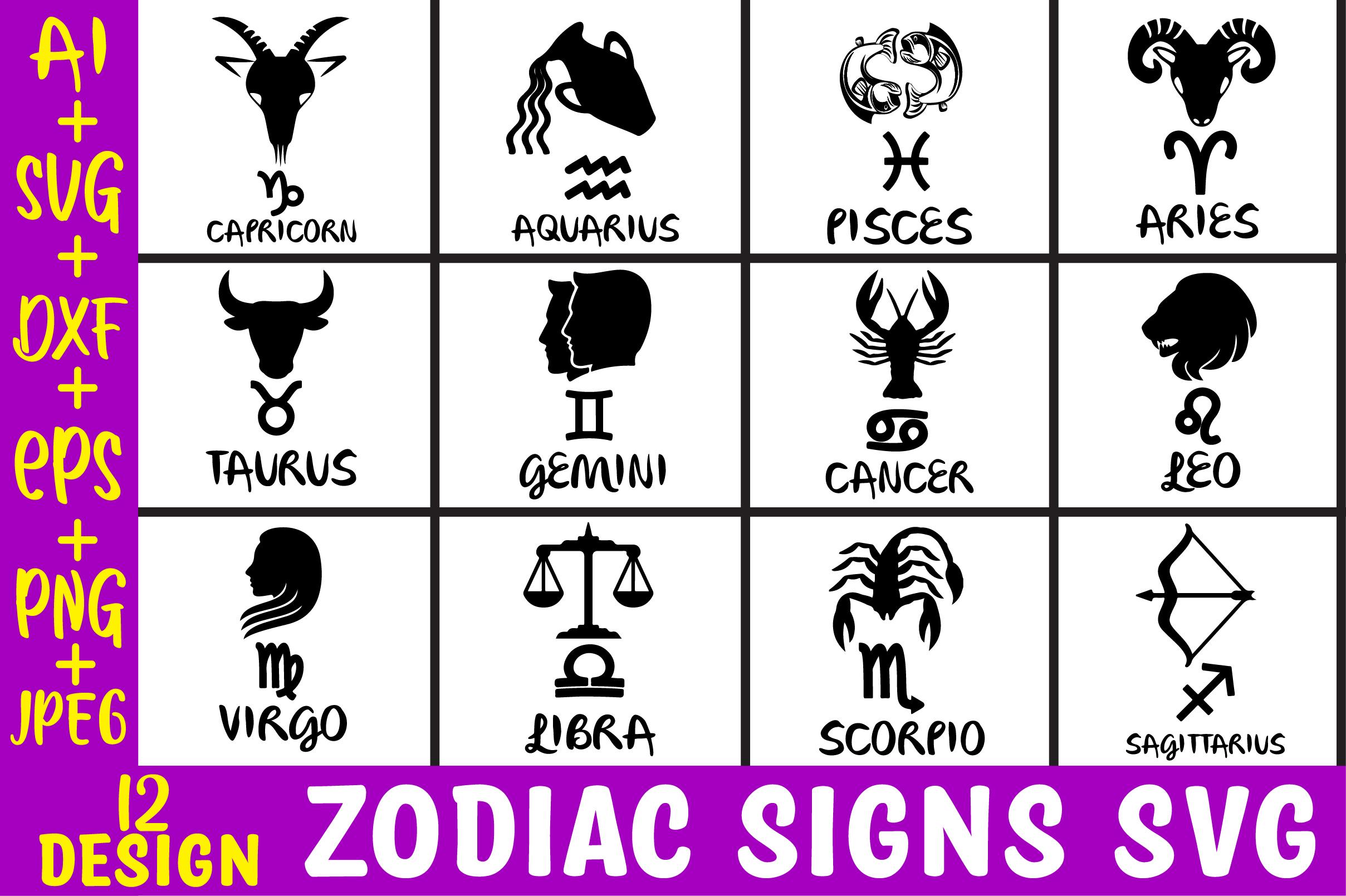 Zodiac Signs Design