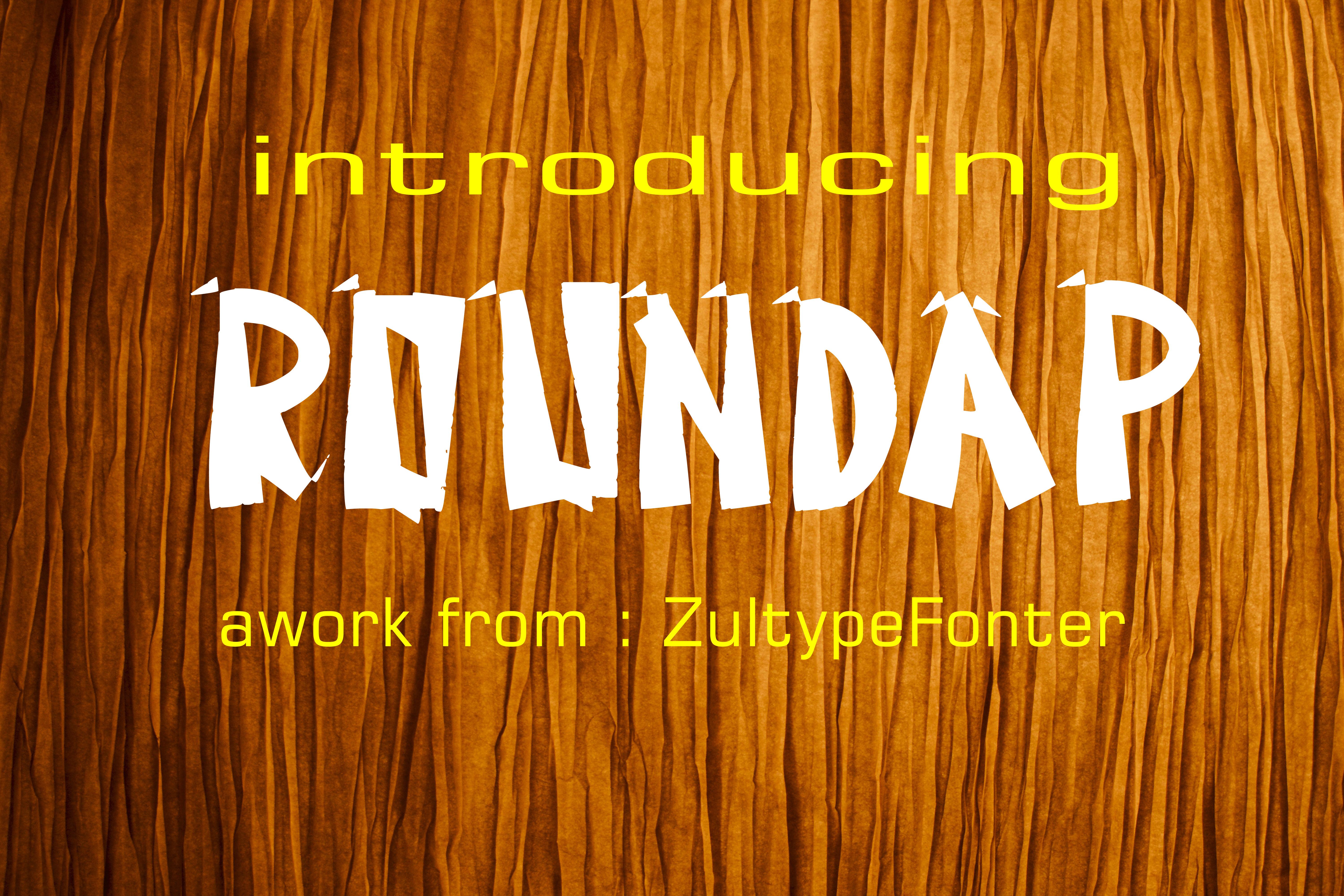 Roundap Font