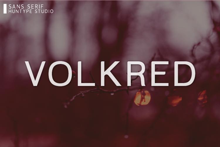 Volkred Font
