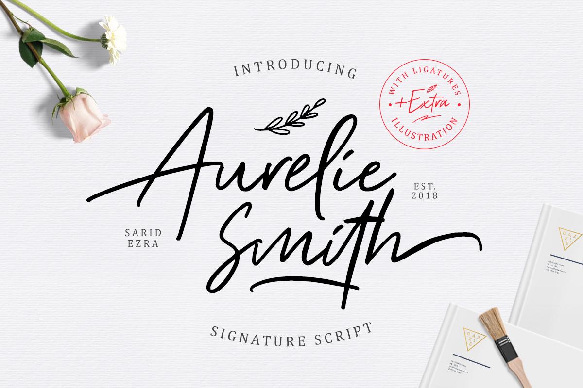 Aurelie Smith Font