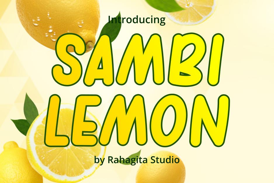 Sambi Lemon Font