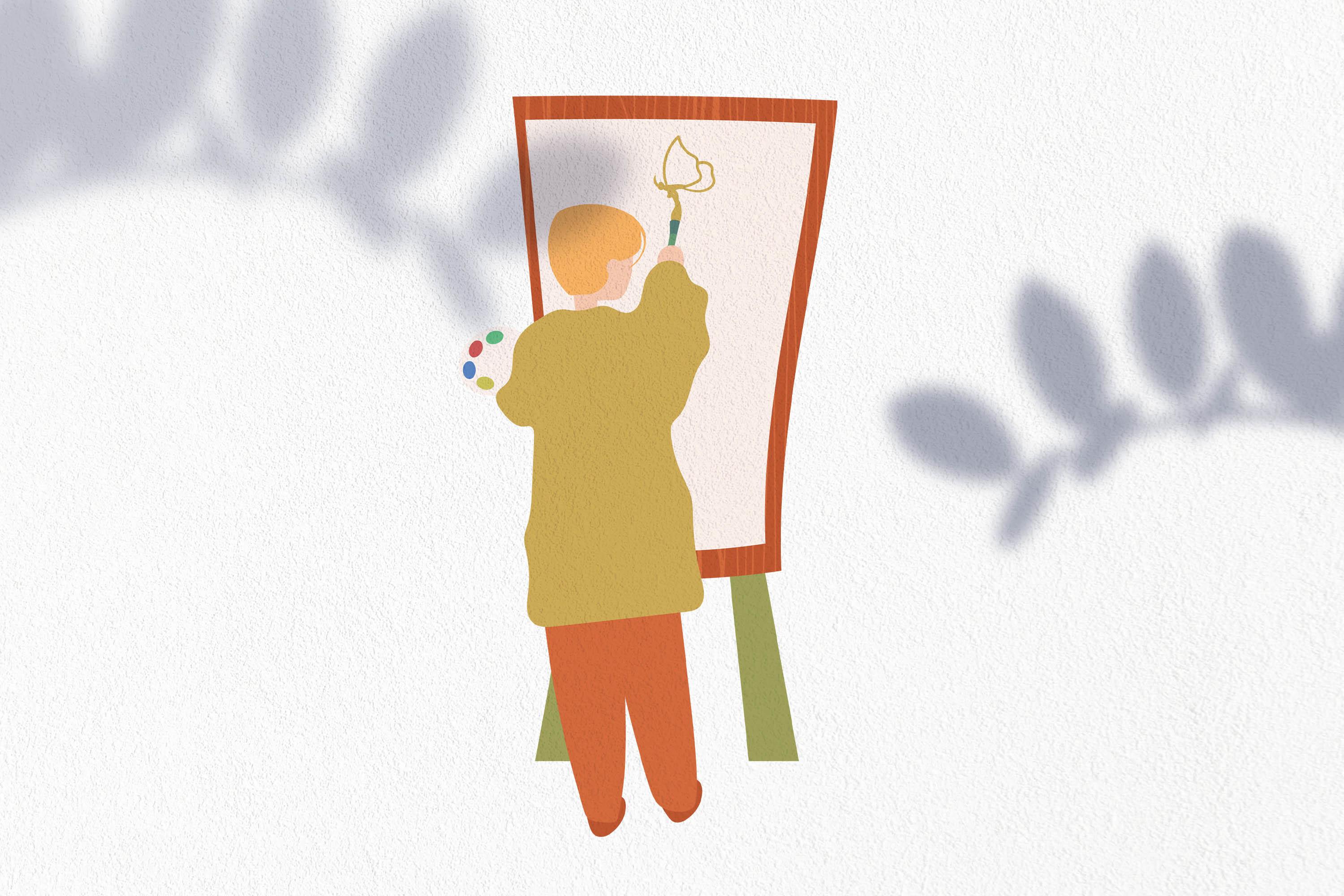 Woman Painting