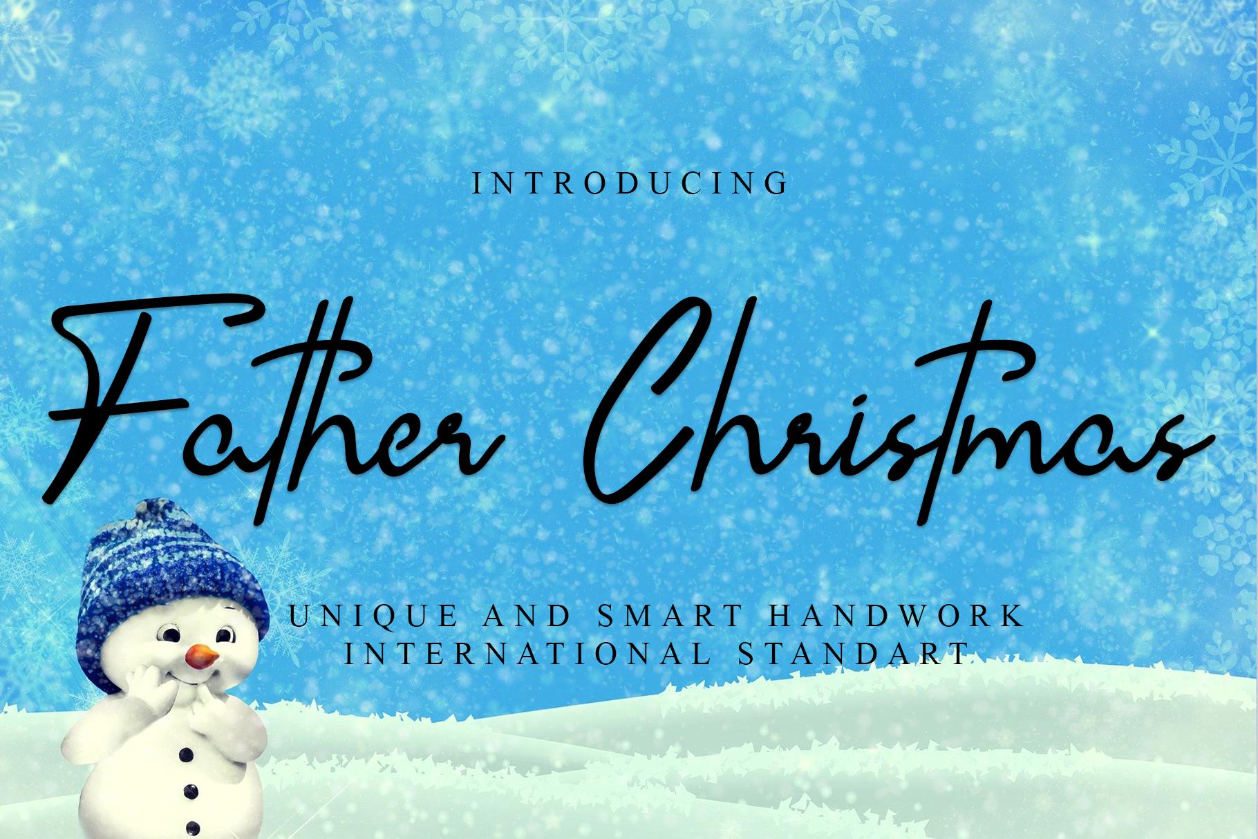 Father Christmas Font