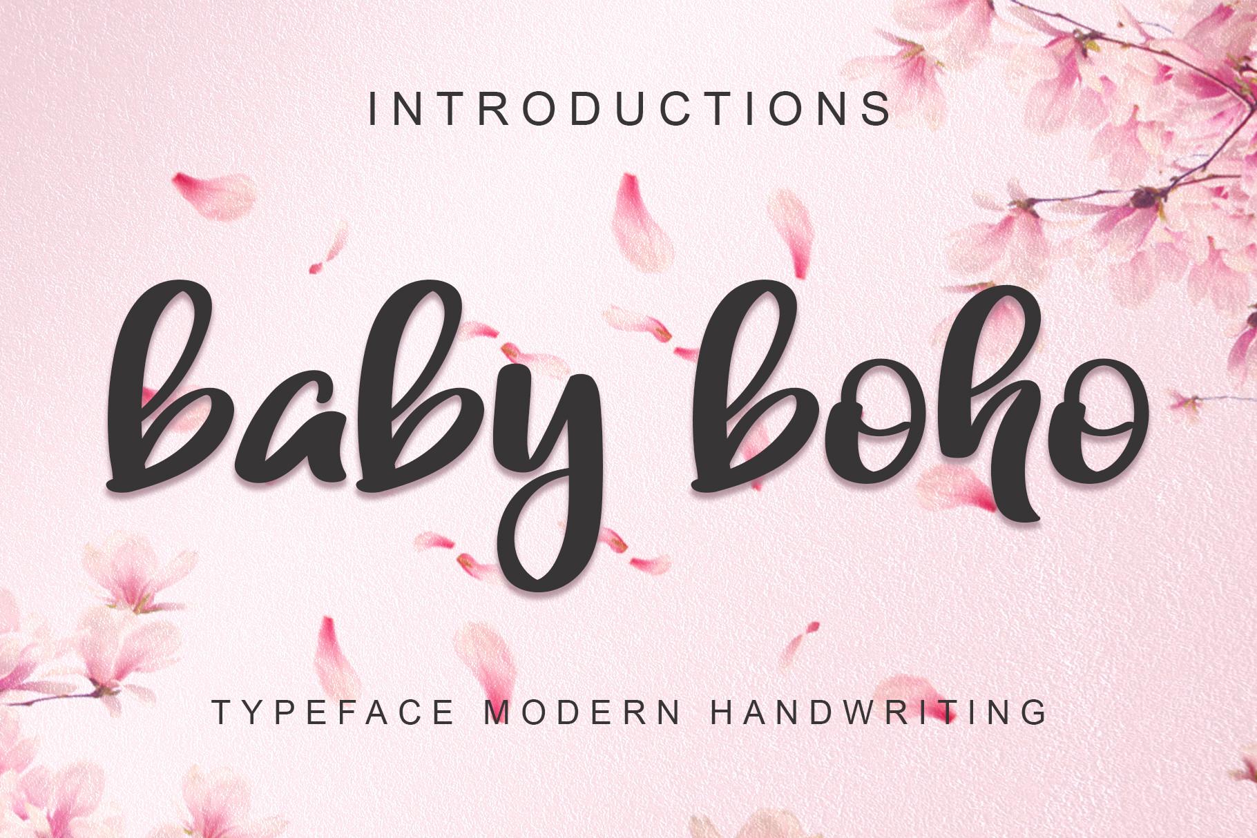 Baby Boho Font