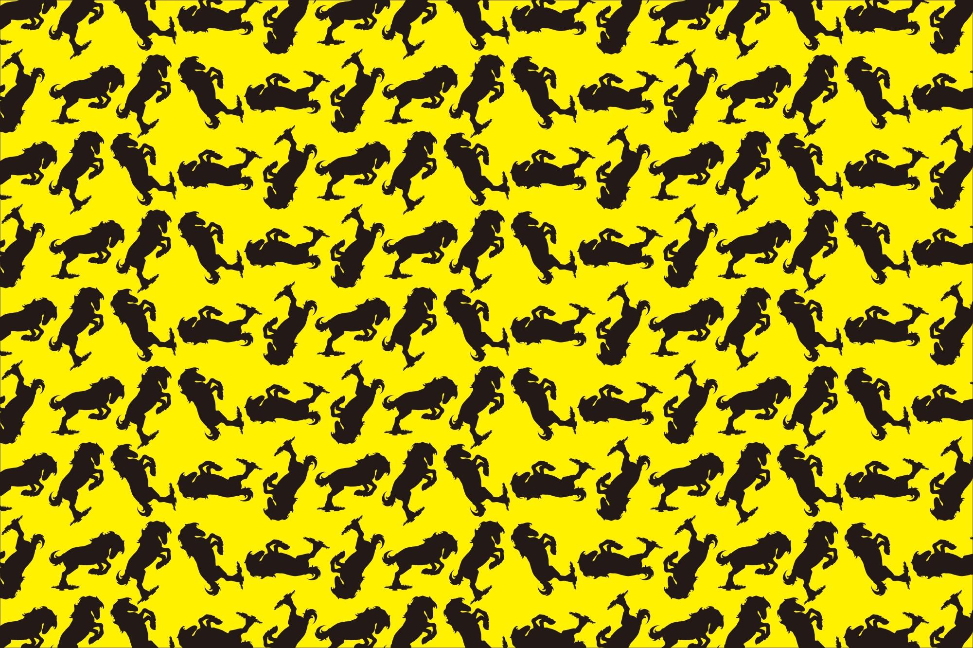 Horse Silhouette Pattern