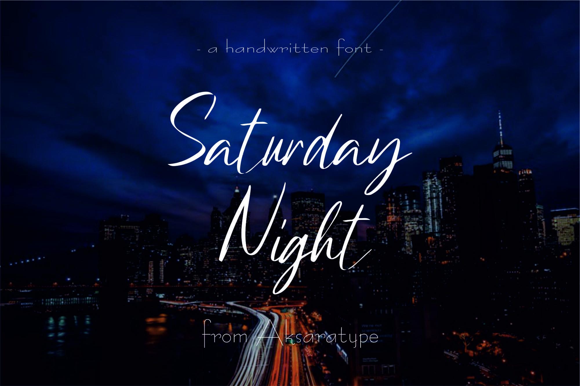 Saturday Night Font