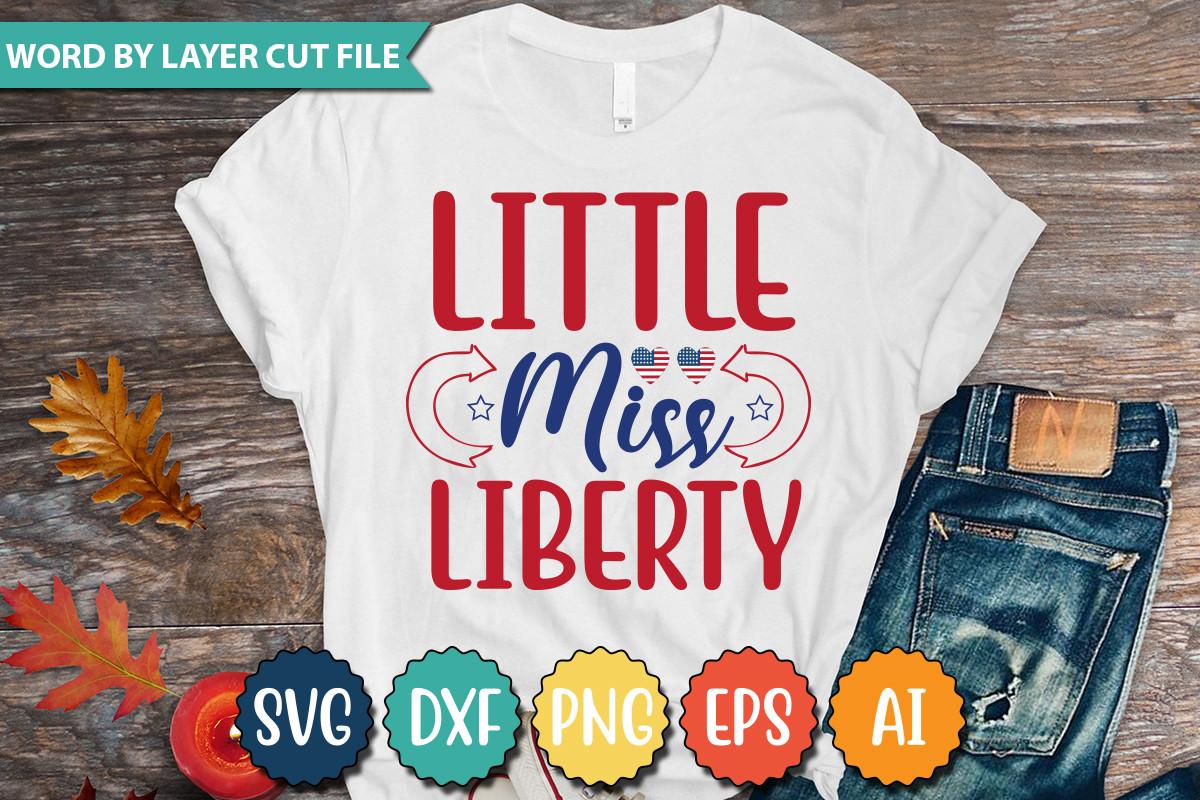 Little Miss Liberty Svg