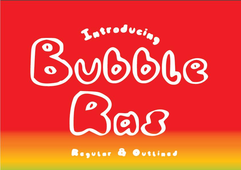 Bubble Ras Font