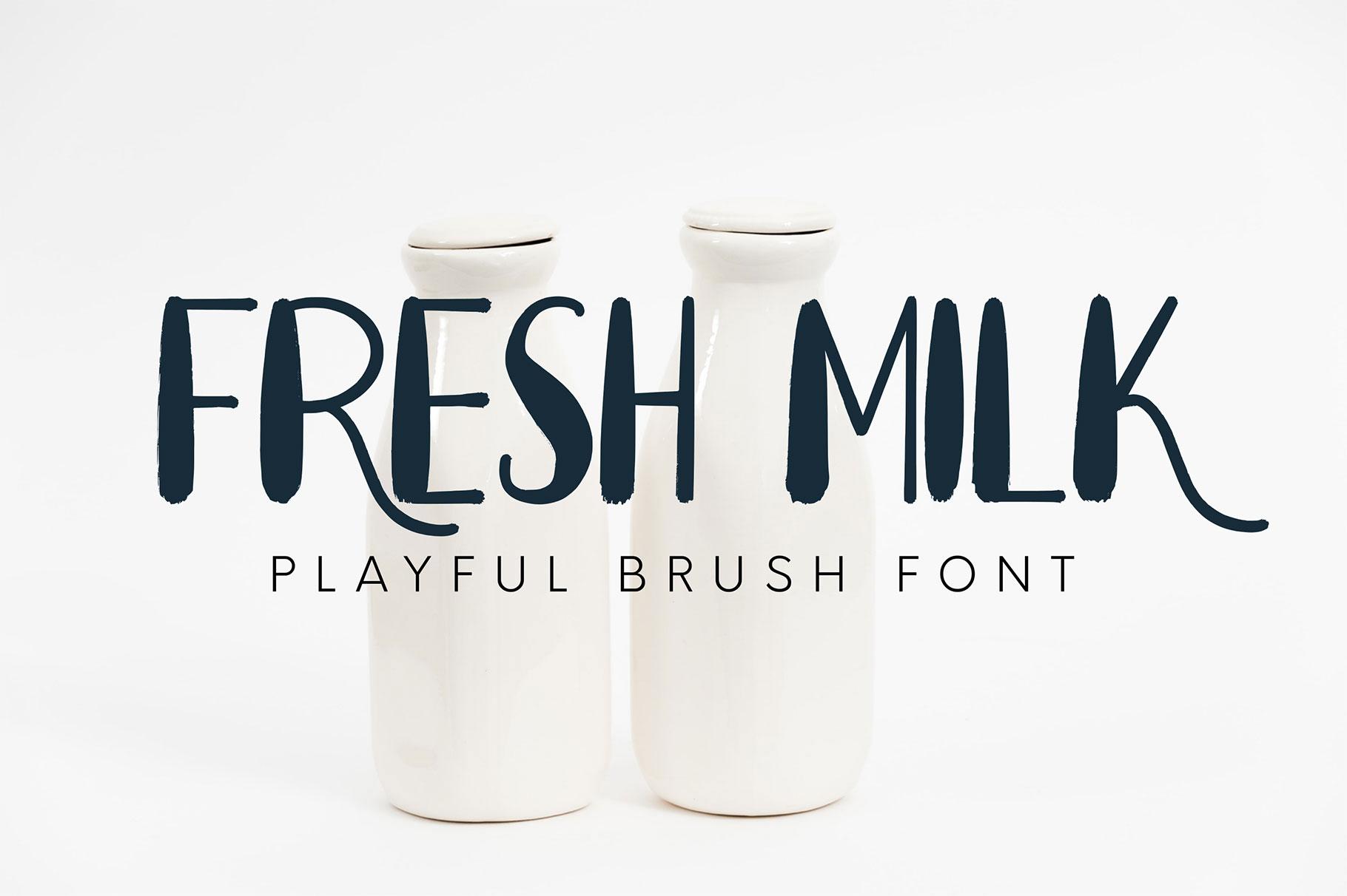 Fresh Milk Font