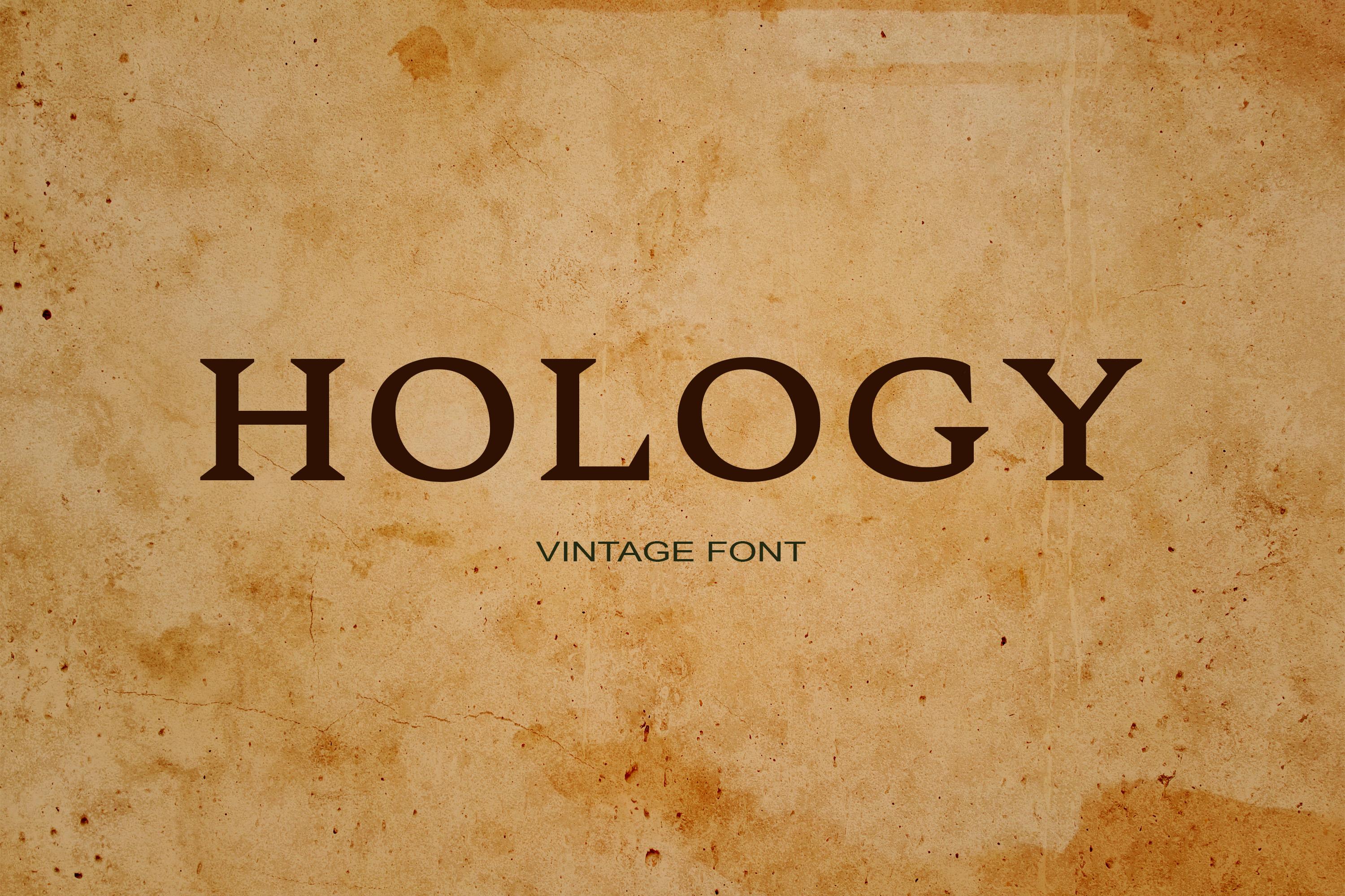Hology Font