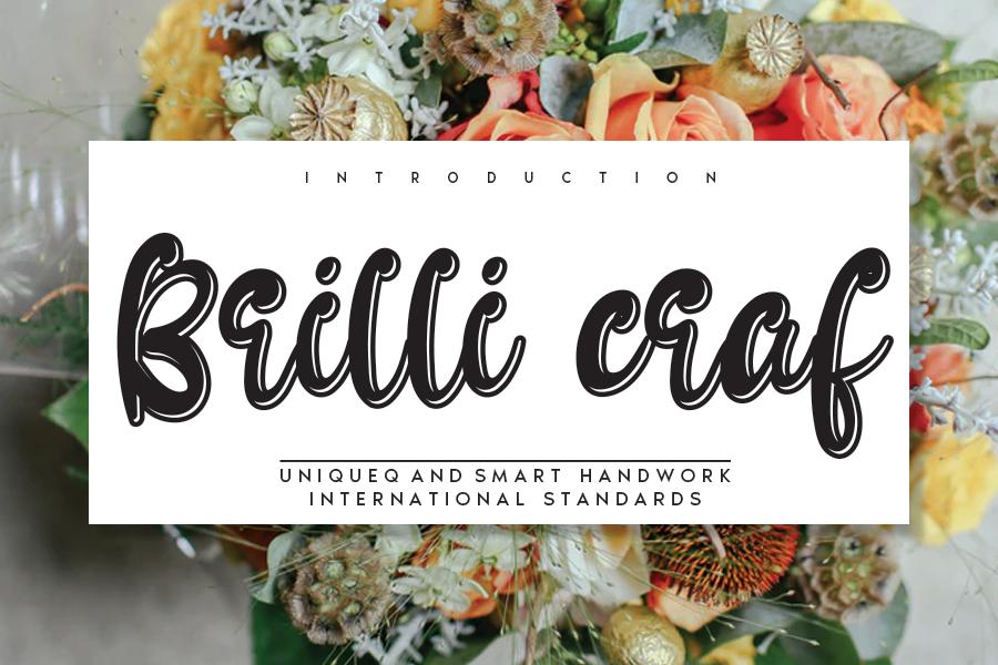 Brilli Craf Font