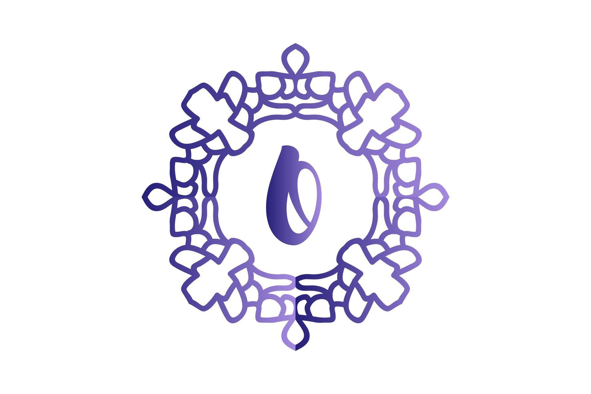 Monogram Decorative Vector Illustration