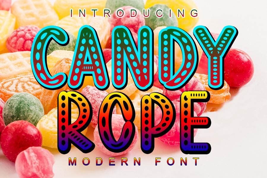 Candy Rope Font