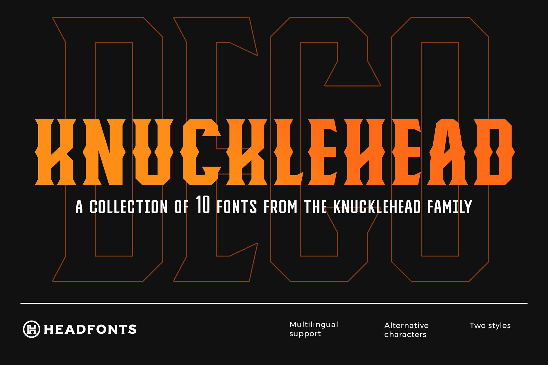 Knucklehead Font