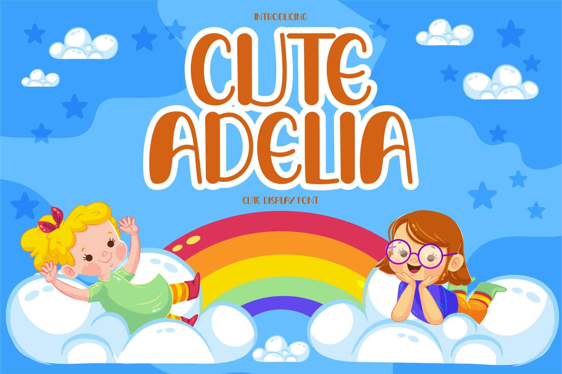 Cute Adelia Font