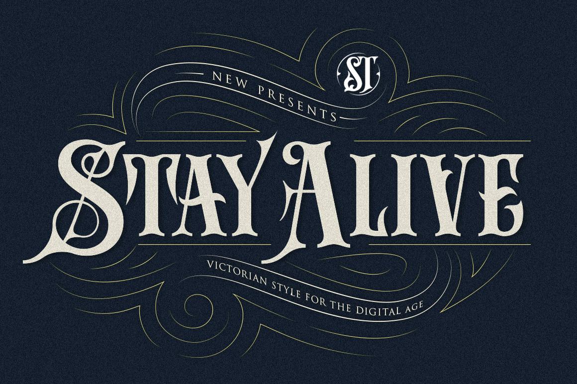 Stay Alive Font