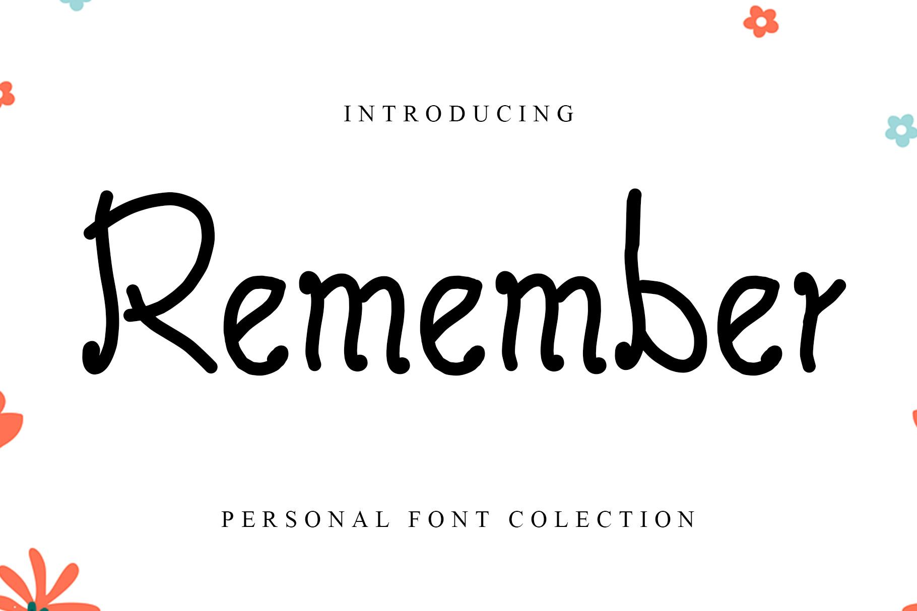 Remember Font