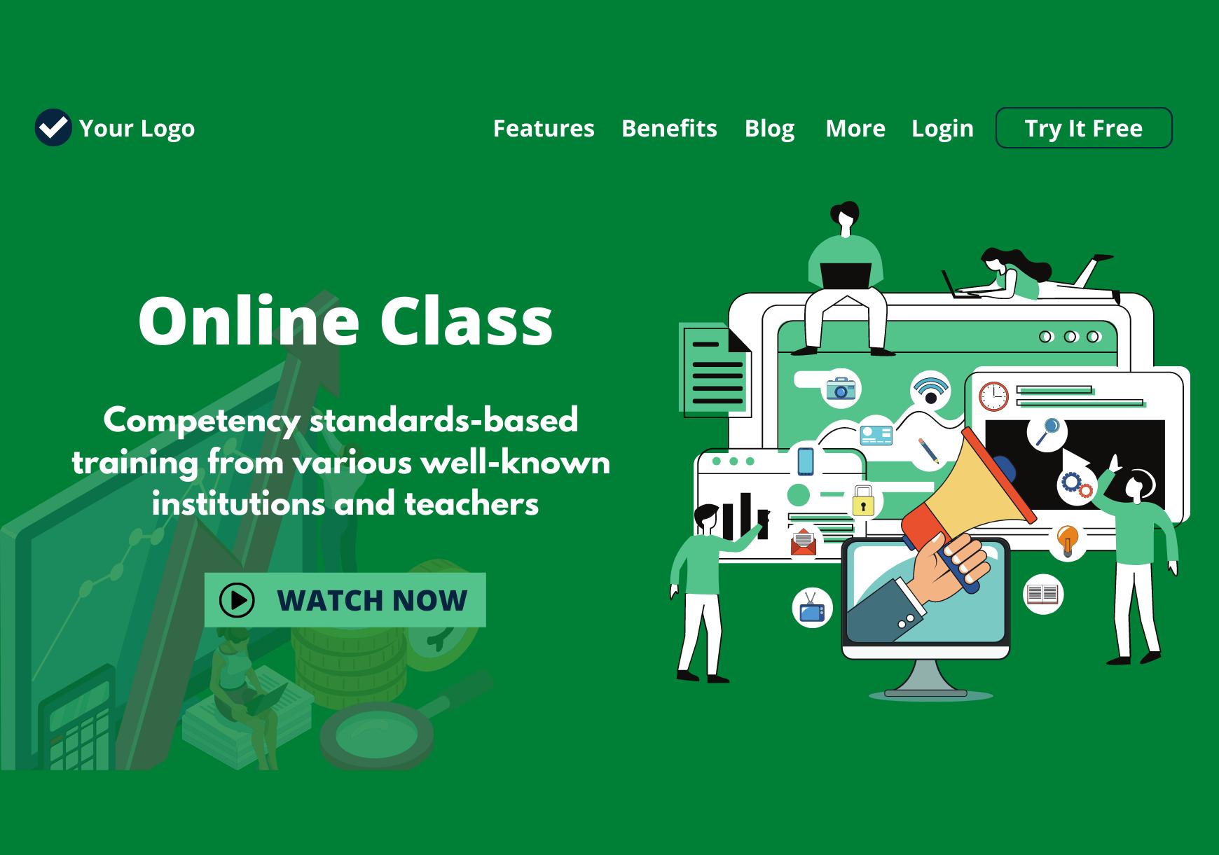 Landing Page - Digital Marketing Class