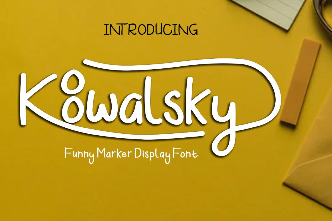 Koowalsky Font