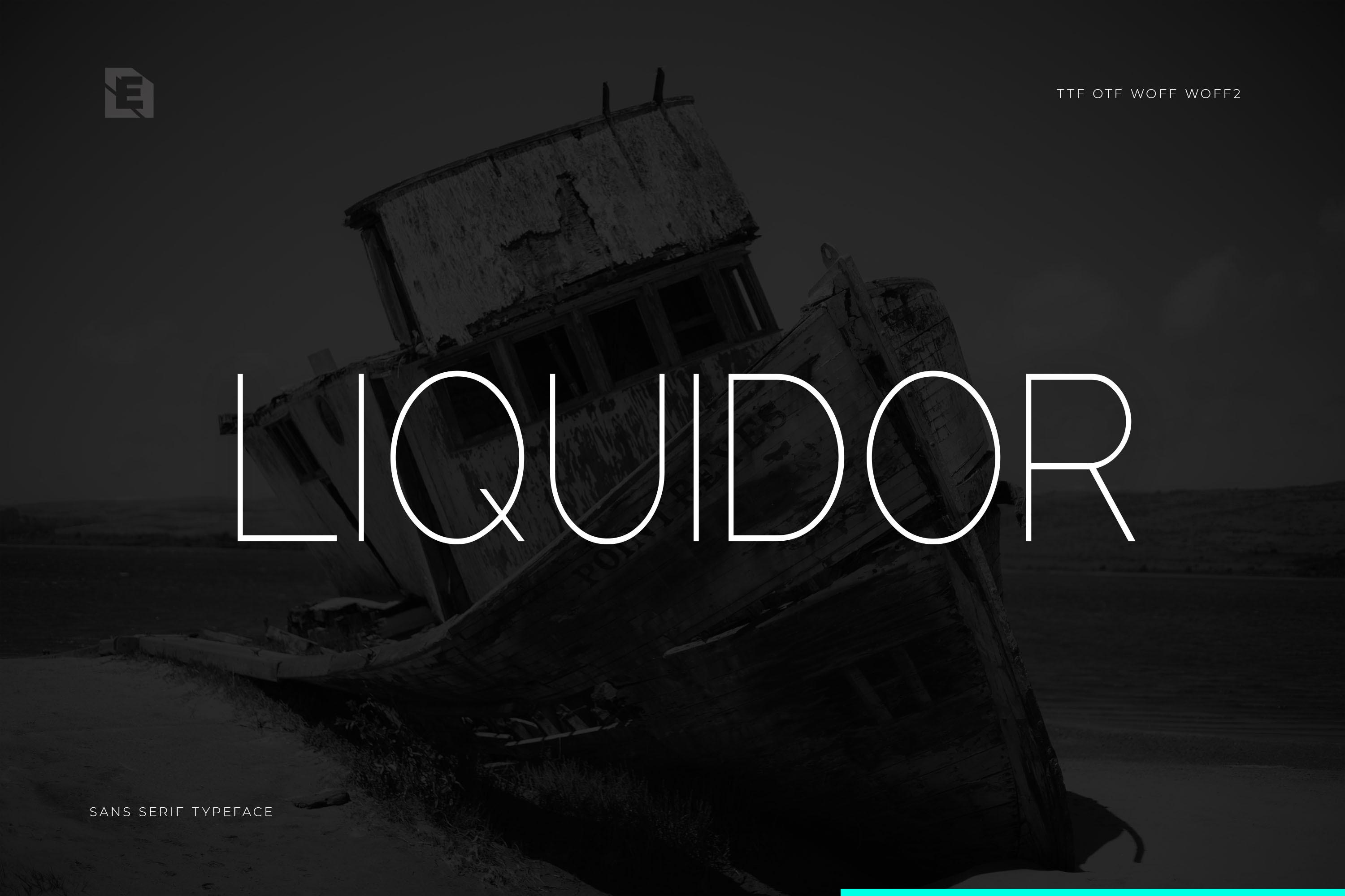 Liquidor Font