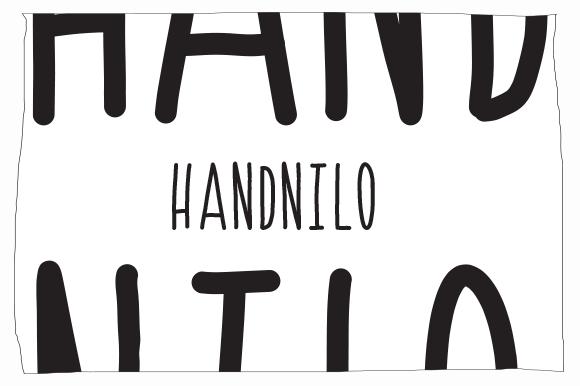 Handnilo Font