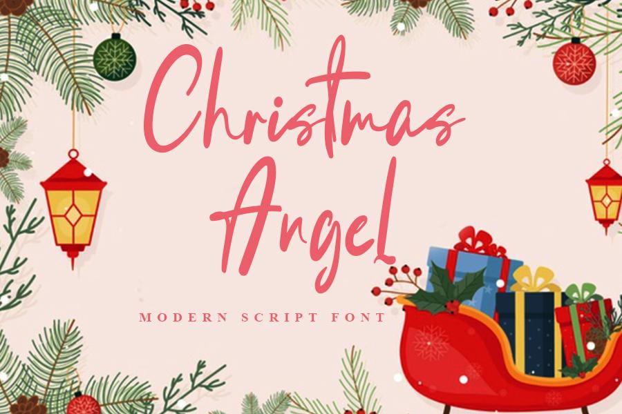 Christmas Angel Font