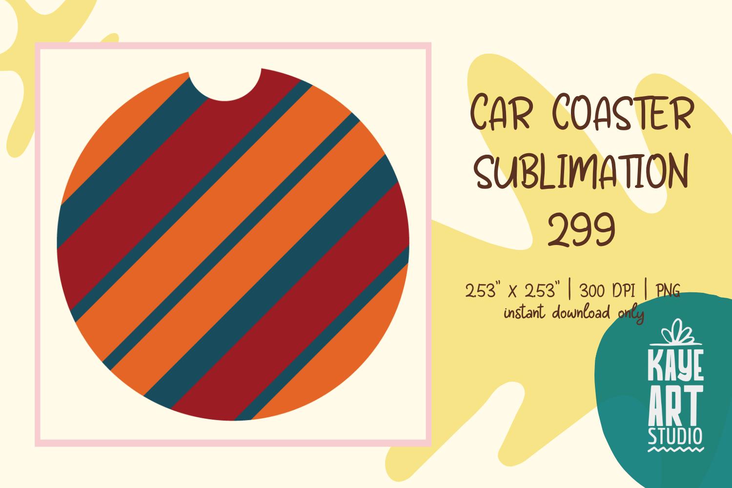 Car Coaster Sublimation PNG 299