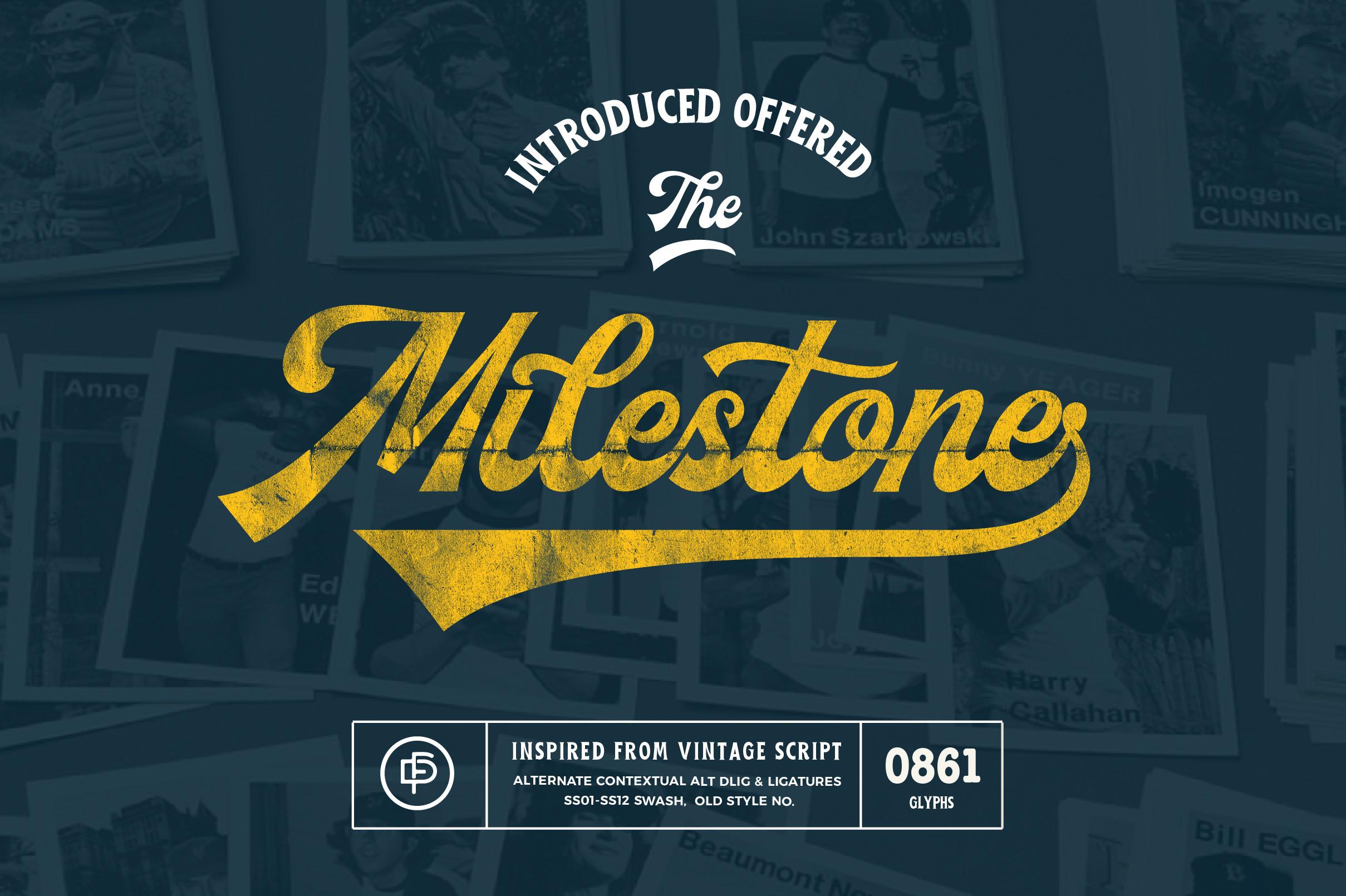 Milestone Font