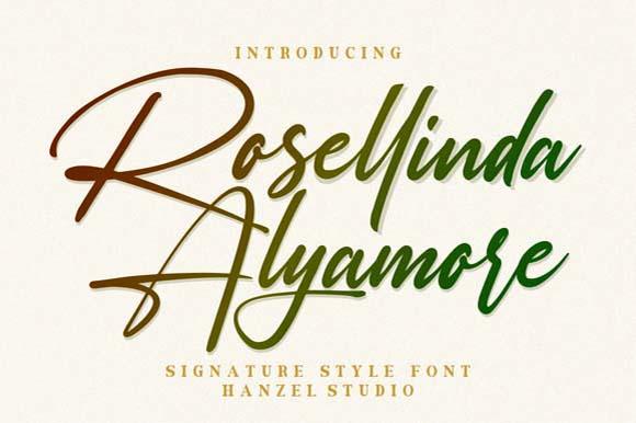 Rosellinda Alyamore Font