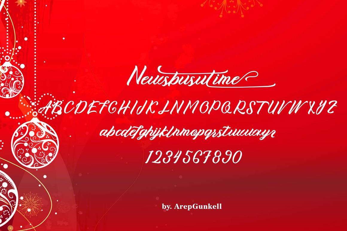 News Busu Time Font