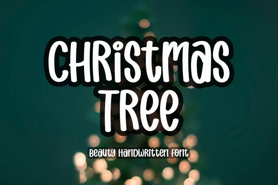 Christmas Tree Font