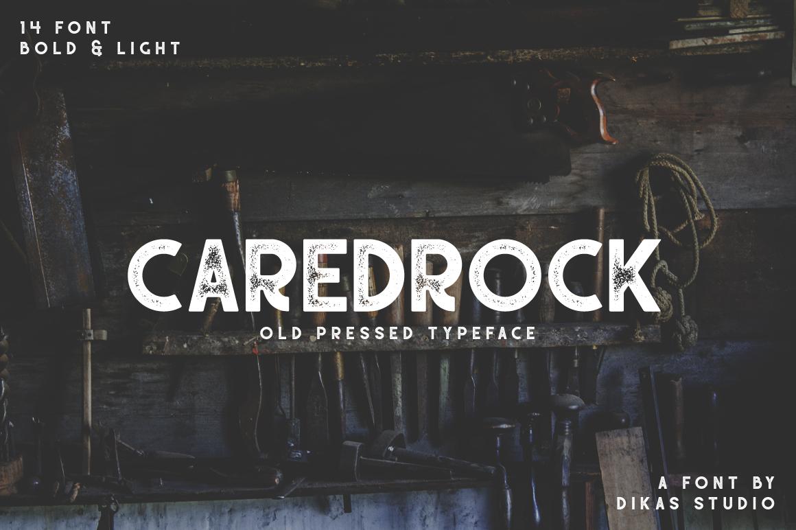 Caredrock Font