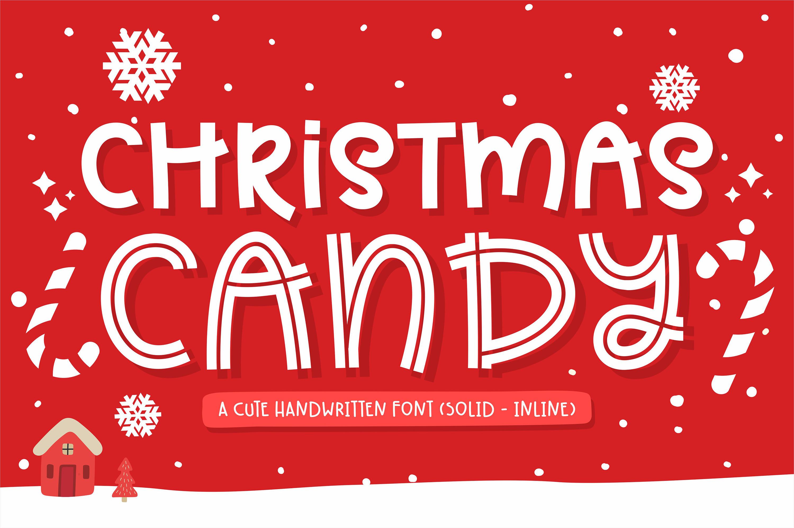 Christmas Candy Font