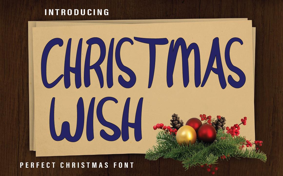 Christmas Wish Font