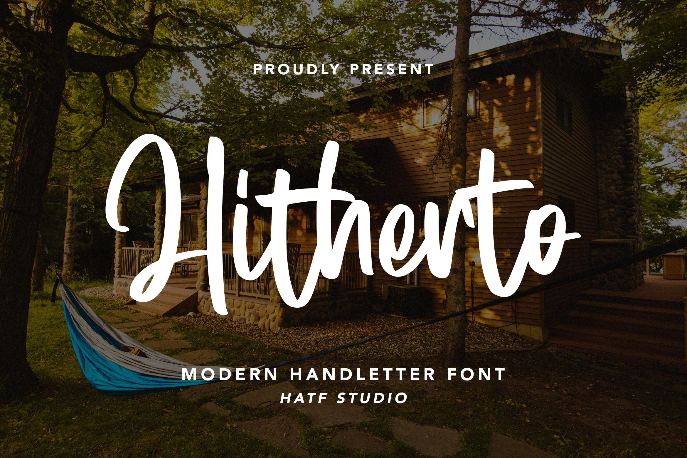 Hitherto Font