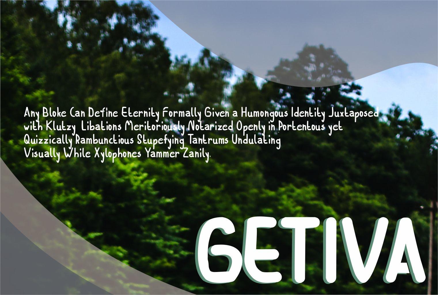 Getiva Font