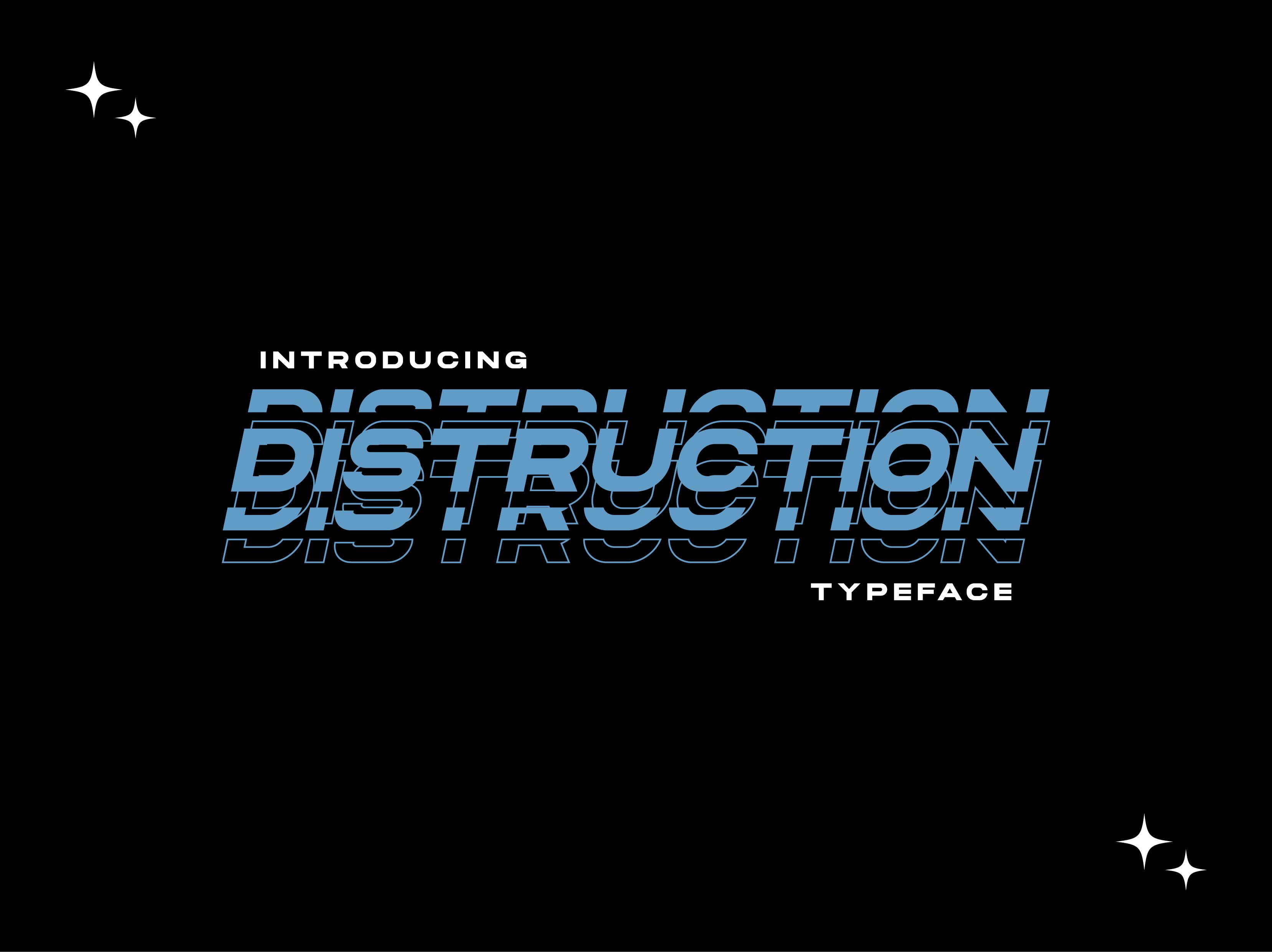 Distruction Font